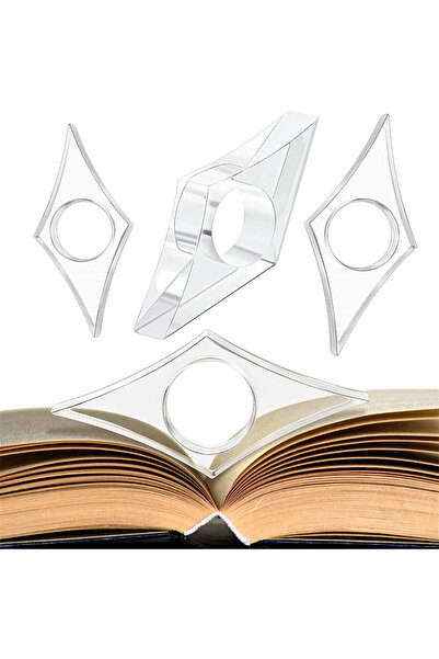 Choice حامل صفحات كتاب من الأكريليك متعدد الوظائف S 1PC حامل صفحات كتاب علامة...