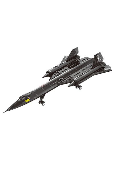 Choice No Box Wg4005 1/74 Sr-71 Blackbird Reconnaissance Aircraft Building Blocks Small Particle Space Shut