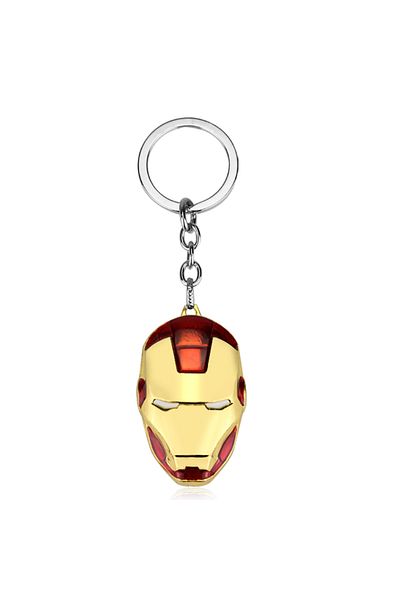 Choice Iron Man Keyrings Iron Man Keychain Metal Key Chain Superhero Avengers Key Holder Gift Fans Friend T