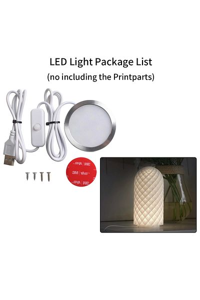 Choice Set 1 For Bambu Lab Aircraft Engine/led Light/marble Track/three-axis Tourbillon 3d Print Parts Mode