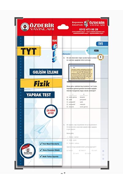 Genel Markalar Özdebir Tyt Fizik Yaprak Test