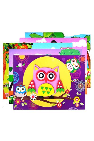 Choice 10pcs No Repeat 5/10/20pcs/lot Kids Diy 3d Eva Foam Sticker Cartoon Animal Multi-patterns Styles P