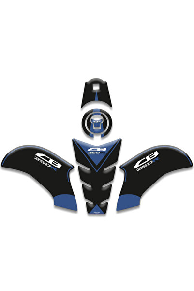 MOTOSEPETİM HONDA CB250R TANK PAD SET (2018/2024) UYUMLU 05
