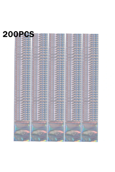 Choice 7x10 سم 20 كيسًا من 10 إلى 200 قطعة من أكياس زيبلوك بالليزر للقلادات و...