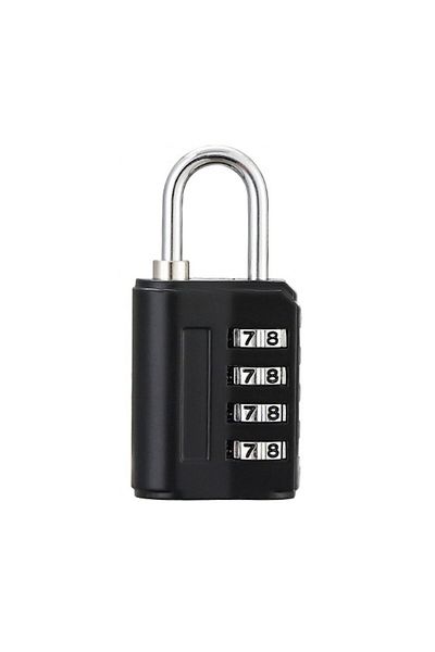 Choice Black 4 Digit Number Combination Pad Lock Padlock Outdoor Waterproof Lock Suitcase Luggage Security