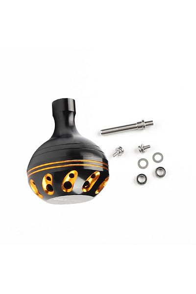 Choice 38mm ROLLFISH 1PC Fishing Reel Handle Metal Knob Reel Rocker Arm Grip Ergonomics Design DIY Modifica