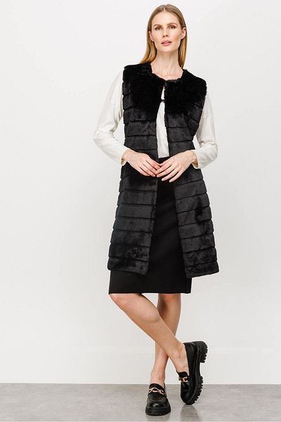 Butik Triko Plush Combination Knitwear Vest