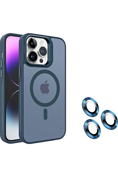 ONLINEE İphone 13 Pro Için Metal Standlı Lens Hediyeli Magsafe Maksimum Korum...