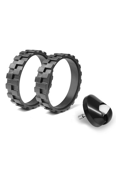 Choice 1 Set Replacement Tires For Irobot Roomba Vacuum 500, 600, 700, 800, 900, E5, E6, I7 Series, A Pair