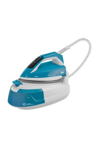 Beko Steam Generator Iron 2400W, Anti-drip, 1L Capacity, Digital Display, 5.8 Bar Pressure SGA6124D