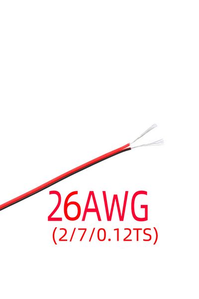 Choice 5m 26 Awg 5m Electrical Extension Wire Tinned Copper For Ws2812 Ws2811 Rgb Led Strip Available 18/20