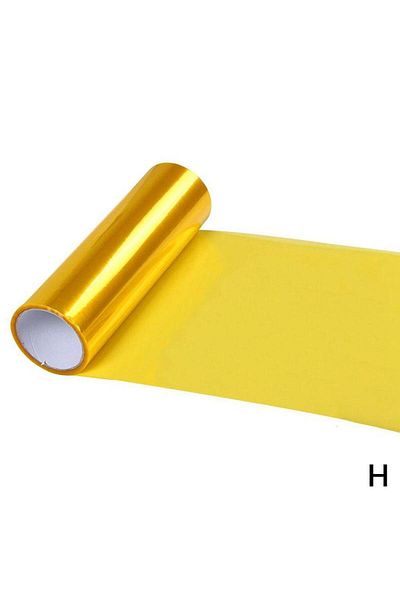 Choice 120cm 120cm Yellow Car Light Headlight Taillight Tint Vinyl Film Lamp Film Sticker Sheet Color-chang