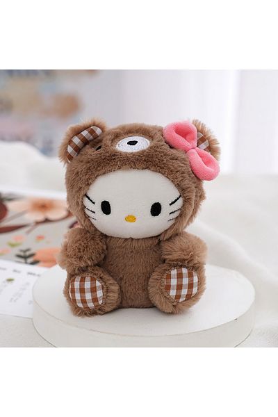 Choice Hello Kitty Sanrio Kawaii Plush Keychain Doll Hello Kitty My Melody Kuromi Cinnamoroll Cartoon Anima