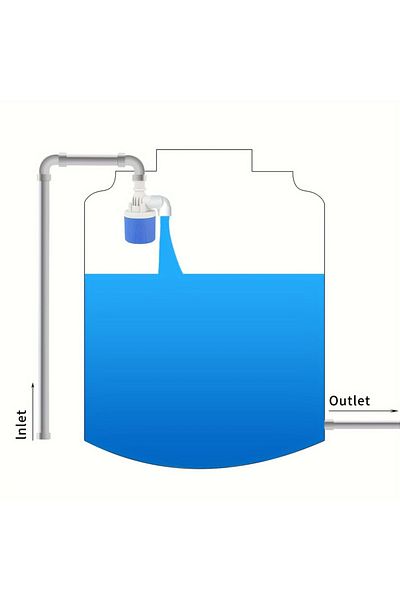 Choice 1/2" Side Water Inflow 1/2“ Fully Automatic Water Level Control Float Valve 1/2” Automatic Closing M