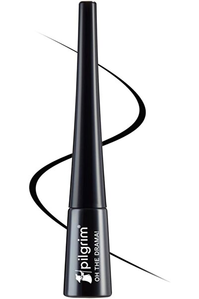 Pilgrim Black Scandal Eyeliner Intense Matte Finish Smudge Proof Enriched with Argan Oil | 3.50ml
