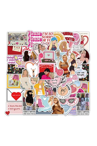 Choice 50pcs 50/100pcs Sabrina Carpenter Stickers Exquisite Handbooks Material Phone Cases Laptop Suitcases