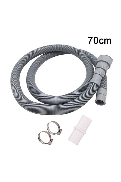 Choice 70cm 70/150/200cm Drain Pipe Washing Machine Dishwasher Drain Waste Hose Extension Pipe With Hose Cl