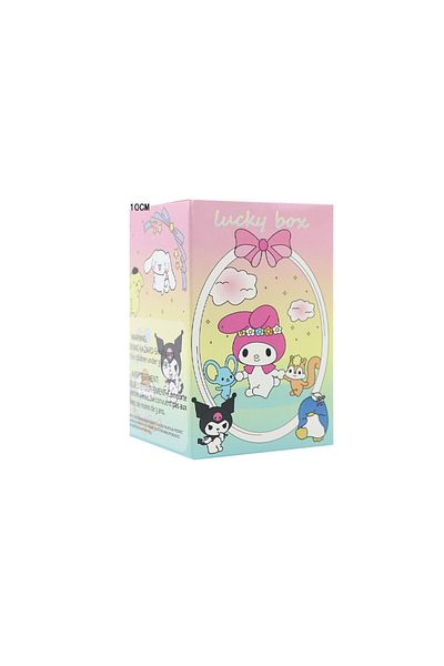 Choice Random Style 1pcs Sanrio Half Skeleton Blind Box Hellokitty Kuromi Melody Cartoon Character Figures