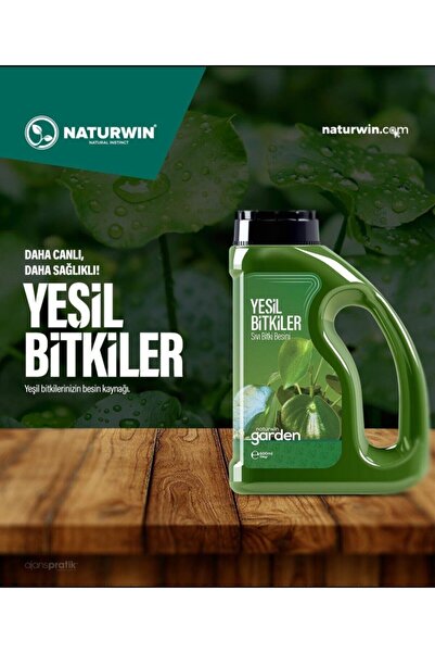 Naturwin Garden Yeşil Bitkiler Sıvı Bitki Besini Gübre 600 ml