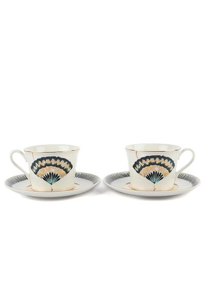 Mikasa Moor Grace Set of 2 Teacups