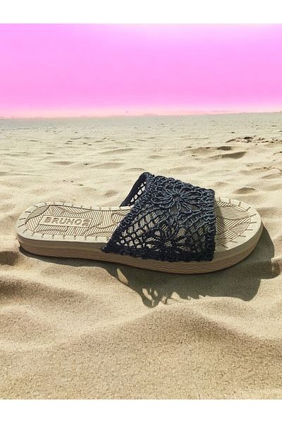 Bruno Konay 4568 Straw Braid Slippers