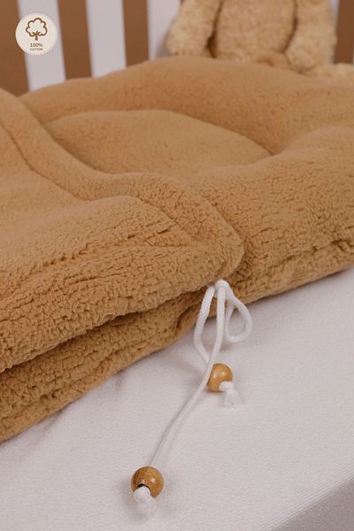 JUNİPERUS Tedy Plush Swaddle Babynest Baby Bed Mother's Side Bed