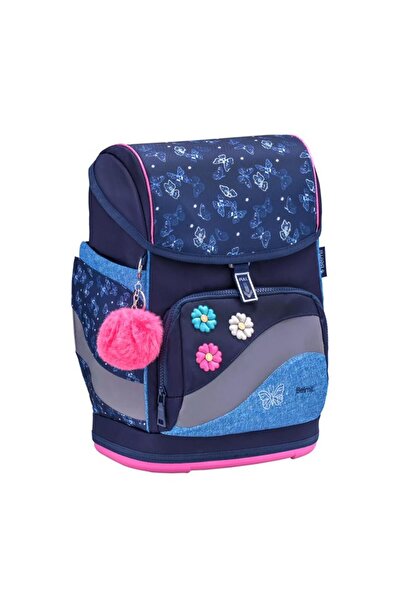 Belmil Flower Jeans Chic Ergonomik Mıknatıslı Okul Çantası 405-51/p/7
