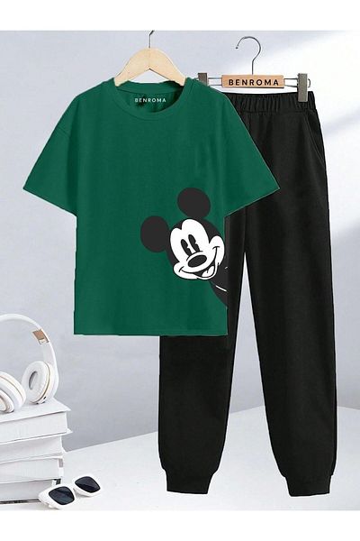 BENROMA Character Printed Children's Tracksuit Set