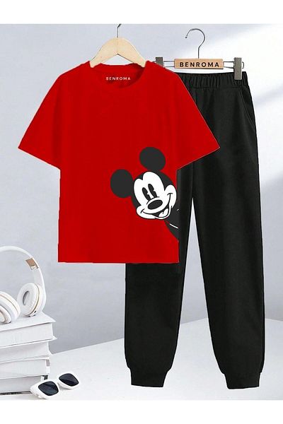 BENROMA Character Printed Children's Tracksuit Set