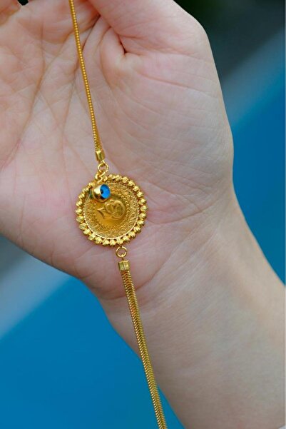 Tufanlar Kuyumculuk Altın Çeyrekli Ezme Bileklik