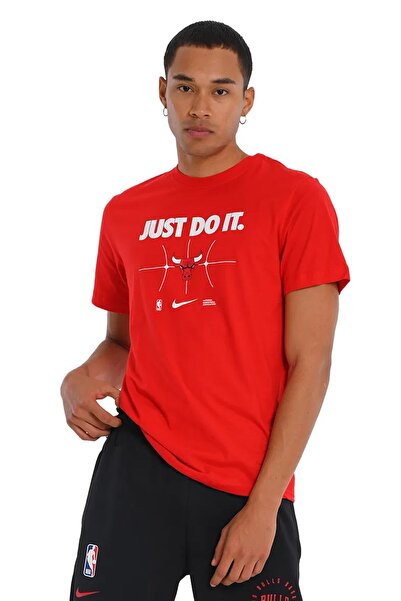 Nike Ανδρικό Κοντομάνικο Μπλουζάκι NBA JDI SS Chicago Bulls Essentials M