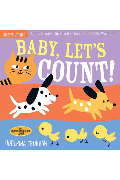 Workman Publishing Indestructibles: Baby, Let's Count! - Children's Book with Shoulder Strap