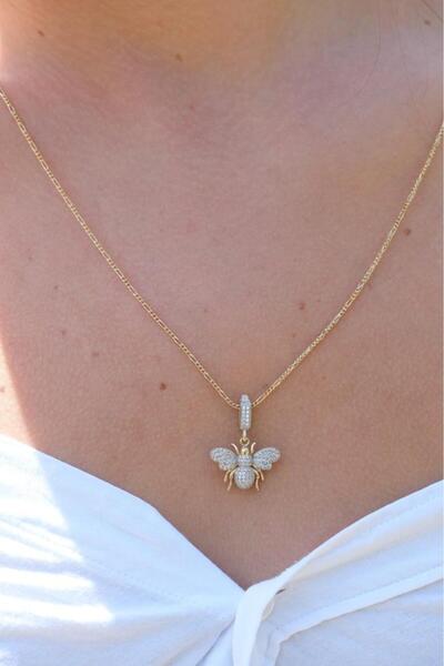 Tufanlar Kuyumculuk Altın Bee Mine Koleksiyonu Arı Kolye Ucu