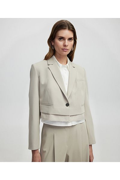 İpekyol Fabric mix blazer