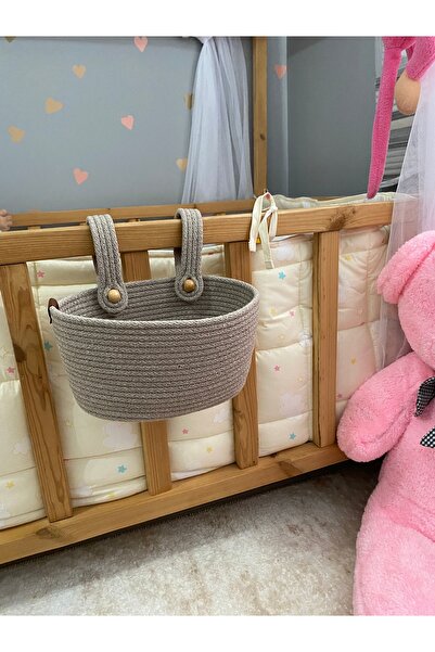 HLS ATÖLYE askılı çok amaçlı sepet,beşik yanı sepet,banyo düzenleyici