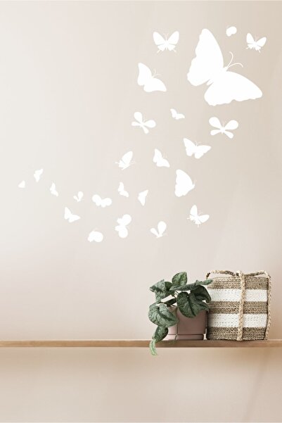 TRC TRAFİK Uçuşan Kelebek Sürüsü Dekoratif Sticker