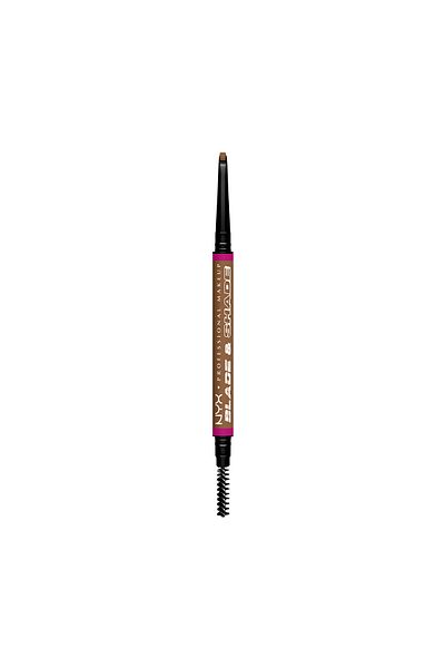 NYX Professional Makeup Blade & Shade, Dual Edged Brow Pencil, Up to 16HR wear,  Blonde
