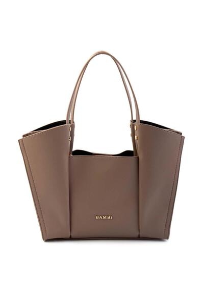 Bambi Vizon  Kadın Omuz Çantası C06004902409