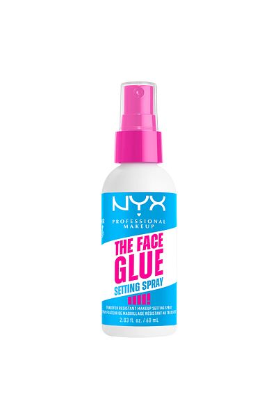 NYX Professional Makeup The Face Glue Setting Spray, Makeup Setting Spray, up to 24 hr wear