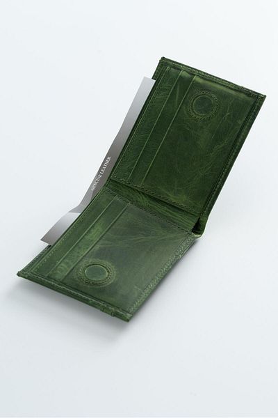Combat Tactical Πορτοφόλι Crazy Card Holder 100% γνήσιο δέρμα - 999708