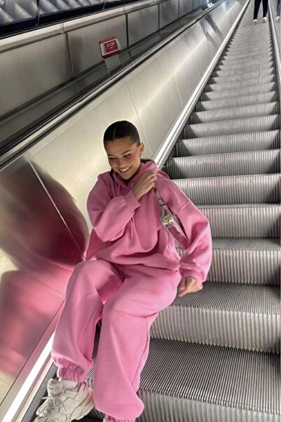 NO 601 Γυναικείο Σετ Φούτερ Φούτερ με κουκούλα 3 κλωστών