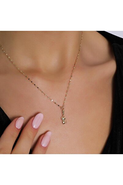 Tufanlar Kuyumculuk Altın Kedi Kolye