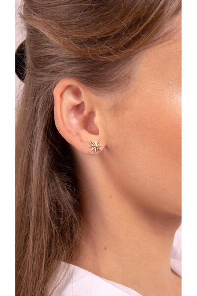 Tufanlar Kuyumculuk Altın Kutup Yıldızı Küpe