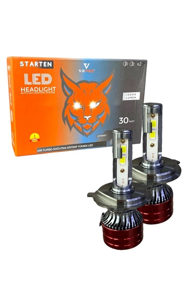 vr pro VR PRO STARTEN H4 BEYAZ LED FAR AMPÜLÜ