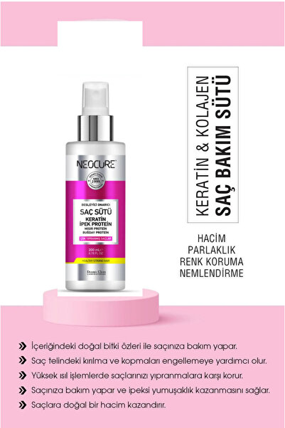 Venuxeell Keratin Kolajen Saç Bakım Sütü 200 ml
