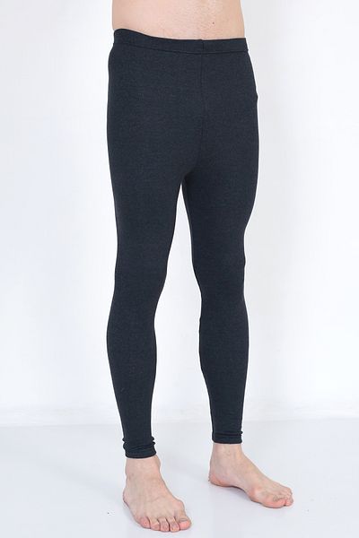 don-x Men's Anthracite Thermal Soft Leggings - Comfortable Underwear Pijema