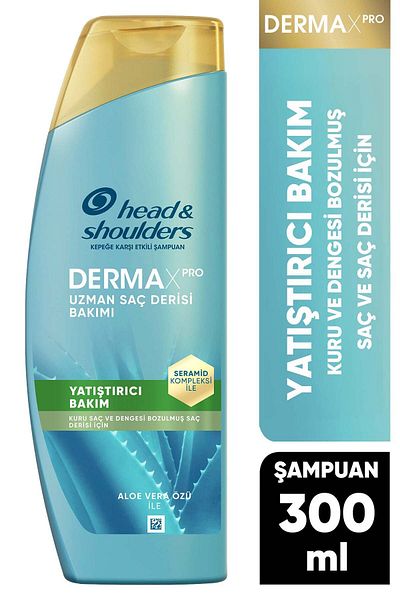 Head&Shoulders Dermaxpro Soothing Anti-Dandruff Shampoo with Aloe Vera Extract and Ceramide 300ml