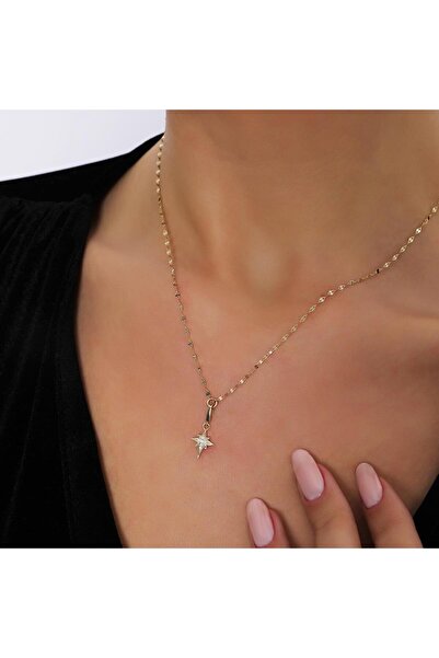 Tufanlar Kuyumculuk Altın Dörtgen Tasarım Kolye