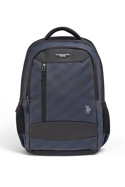 U.S. Polo Assn. يو اس بولو اسن. حقيبة ظهر للجنسين باللون الأزرق الداكن PLCAN2...