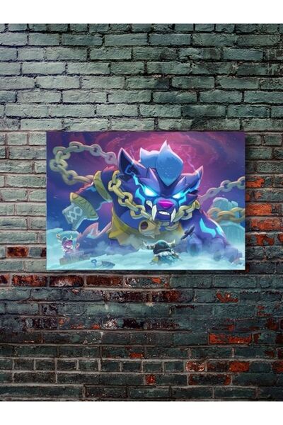 ZNC Brawl Stars, Eşsiz Tasarım Oyun, Karakter Posterleri, Özel Tasarım Kağıt Poster